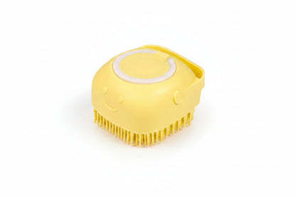 Poplar, Silicone Bath Massage Brush for Cats
