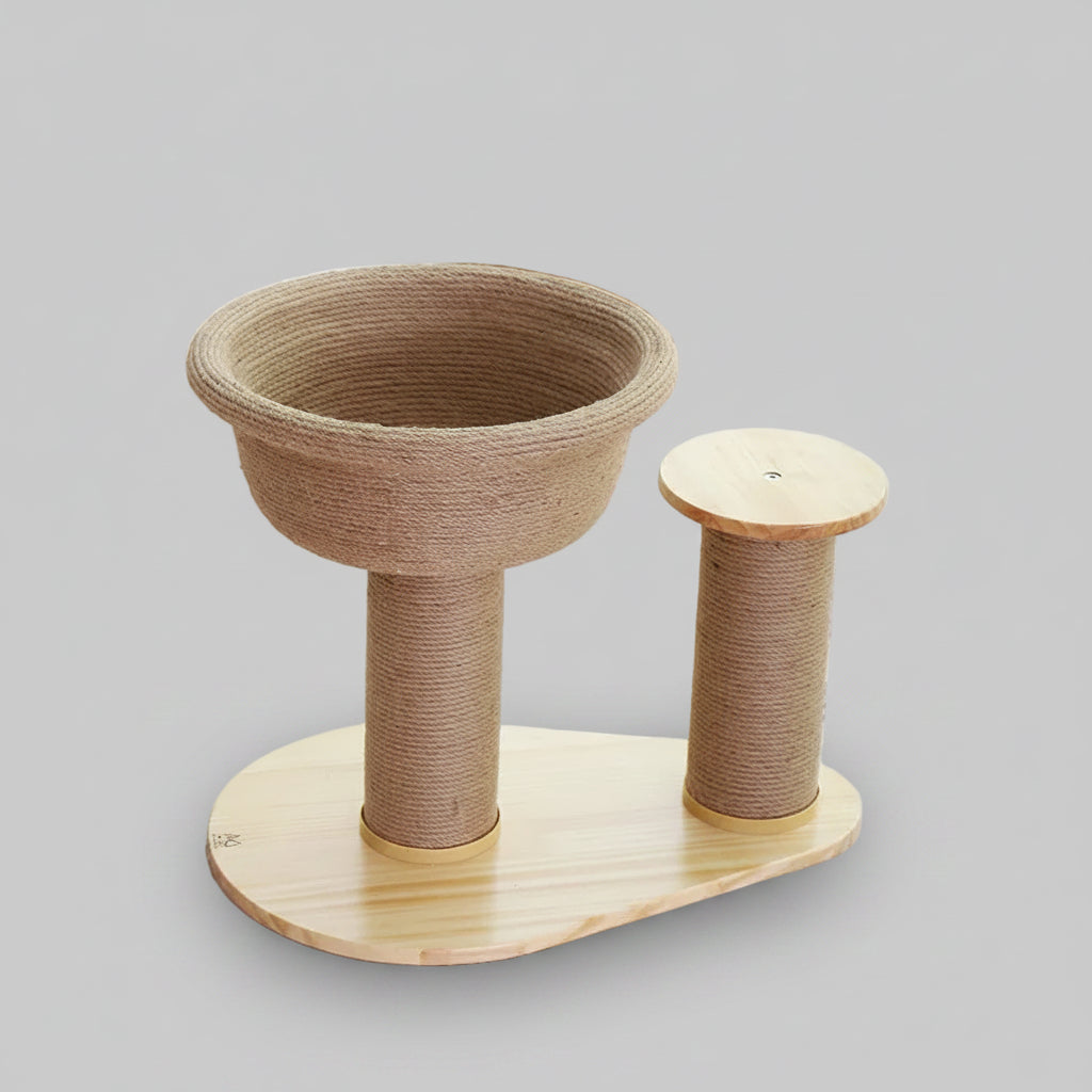 Yew, Solid Wood Climbing Frame for Cats