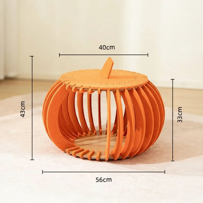 Brindle, Pumpkin House Felt Nest for Cats