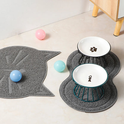 Thyme, Ceramic Raised Whisker-Friendly Bowl for Cats