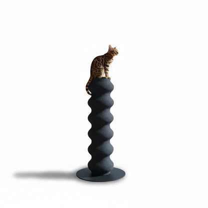 Bryony, Stainless Steel Scratching Tower for Cats