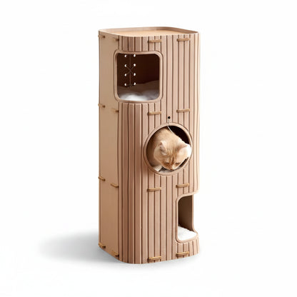 Clay, Multi-Layer Closed Cat Tree for Cats