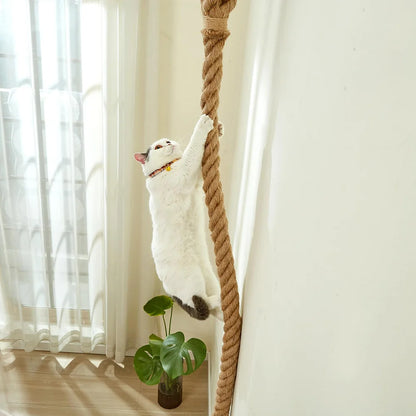 Mallow, Wall Mounted Climbing Rope for Cats
