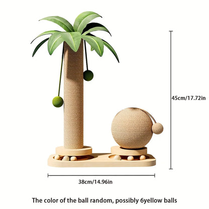 Reed, Coconut Tree Scratching Tower for Cats