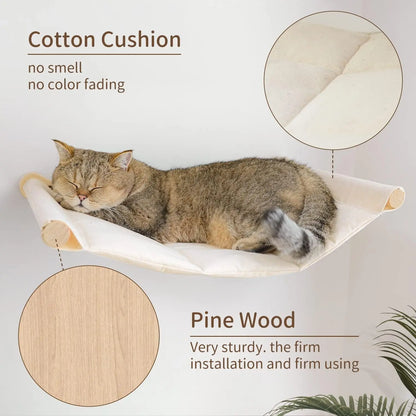 Savory, Wall Mounted Hammock Bed for Cats