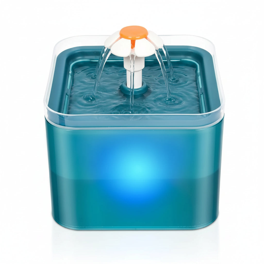 Pebble, LED Water Fountain for Cats