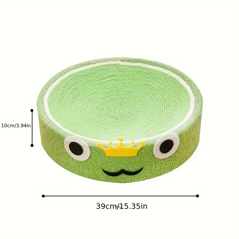 Damson, Round Sisal Scratcher Pad for Cats