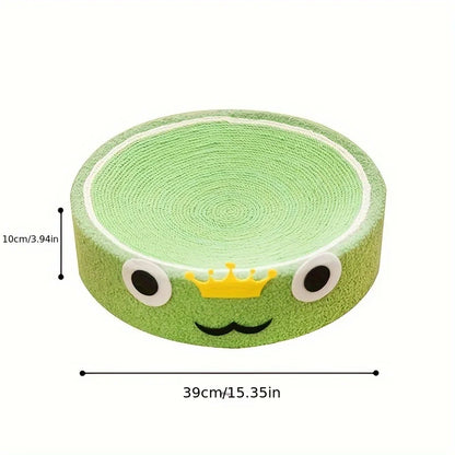 Damson, Round Sisal Scratcher Pad for Cats