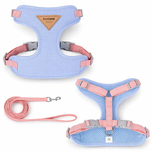 Cat Puppy Outdoor Walking Supplies Fashion Pet Harness and Leash Set for Small Dogs Cats Breathable Durable Kitten Harnesses