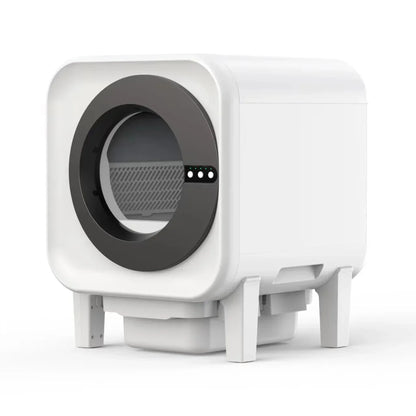 Best-Selling Fully Enclosed Smart Automatic Self-Cleaning Cat Litter Box with Air Purification Control Popular Accessory