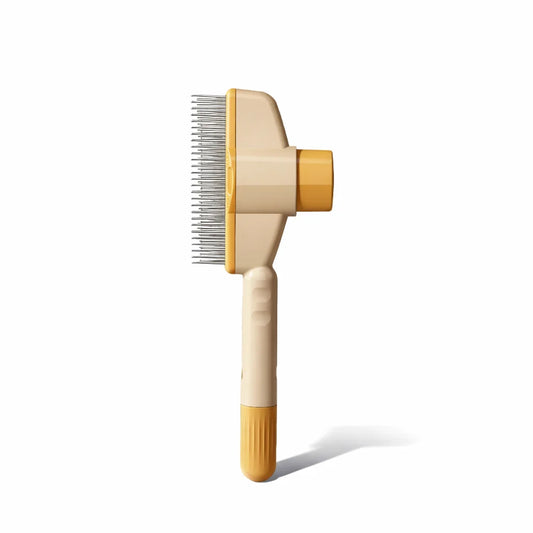 Cat Hair Remover Comb Flea Comb Multifunctional Pet Brush with Release Button Self-Cleaning Pet Comb for Dog Cat Comfort Safety
