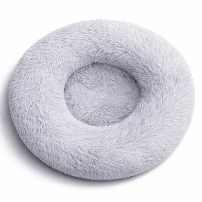 40-90cm 6 Sizes Round Pet Bed for Large Dog Bed Super Soft Cat Bed Plush Dog House for Medium Dog House Winter Warm Sleeping