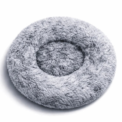 40-90cm 6 Sizes Round Pet Bed for Large Dog Bed Super Soft Cat Bed Plush Dog House for Medium Dog House Winter Warm Sleeping