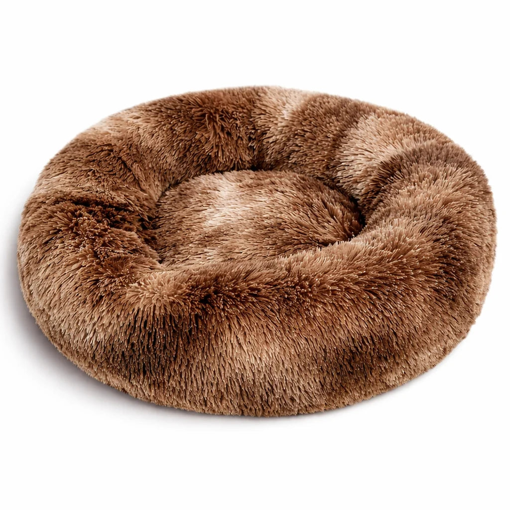 40-90cm 6 Sizes Round Pet Bed for Large Dog Bed Super Soft Cat Bed Plush Dog House for Medium Dog House Winter Warm Sleeping