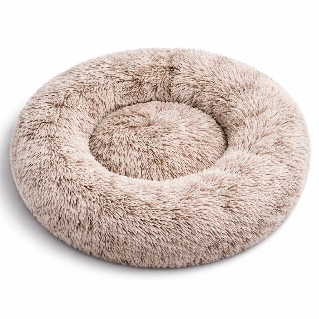 40-90cm 6 Sizes Round Pet Bed for Large Dog Bed Super Soft Cat Bed Plush Dog House for Medium Dog House Winter Warm Sleeping