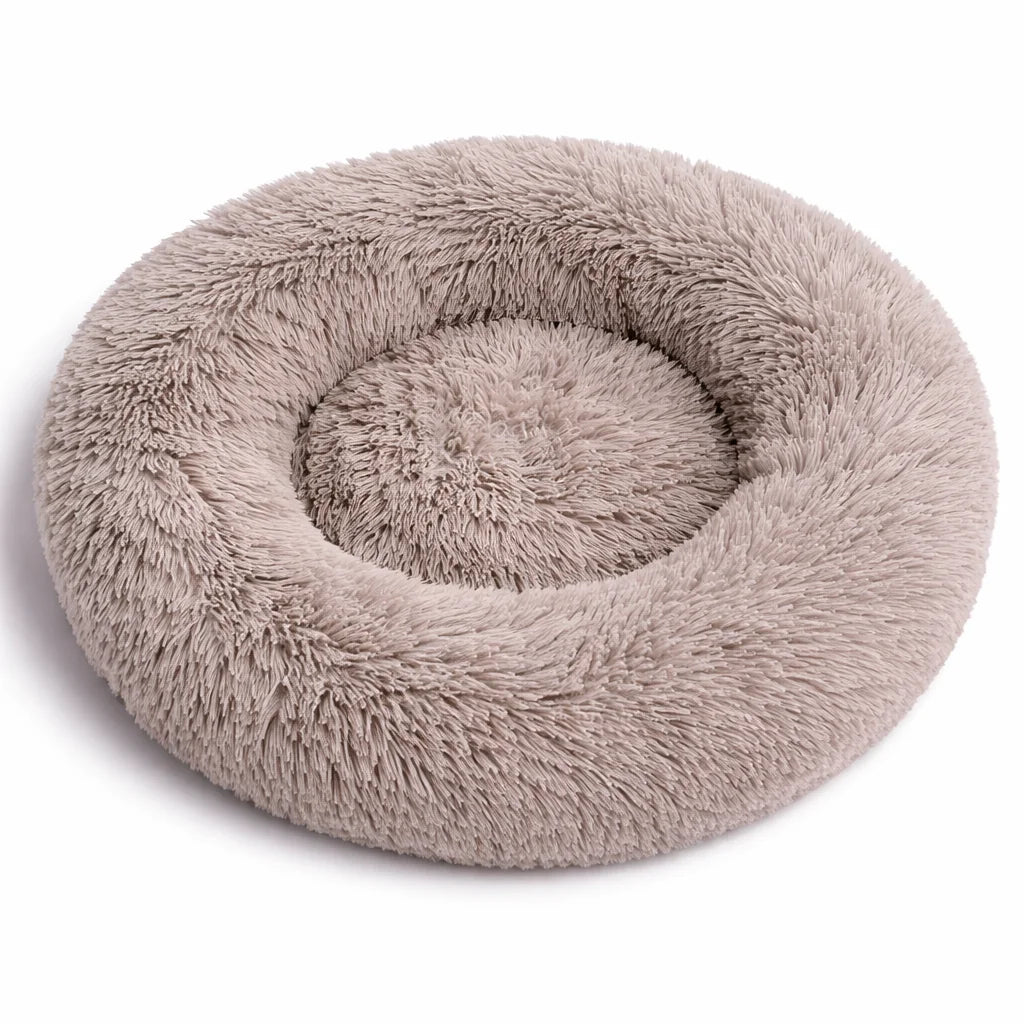 40-90cm 6 Sizes Round Pet Bed for Large Dog Bed Super Soft Cat Bed Plush Dog House for Medium Dog House Winter Warm Sleeping
