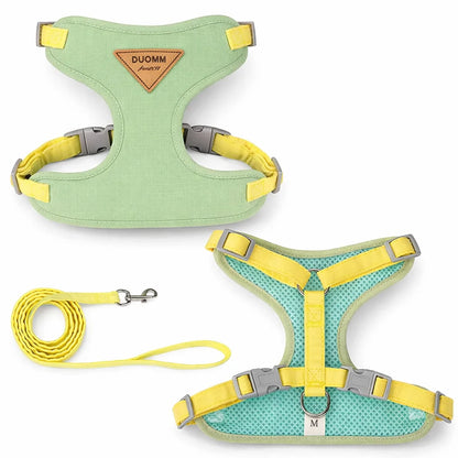 Cat Puppy Outdoor Walking Supplies Fashion Pet Harness and Leash Set for Small Dogs Cats Breathable Durable Kitten Harnesses