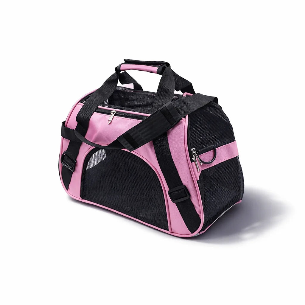 Cat Bags Portable Dog Carrier Bag Mesh Breathable Foldable Cats Carrier Bag Travel Breathable Transport Handbag