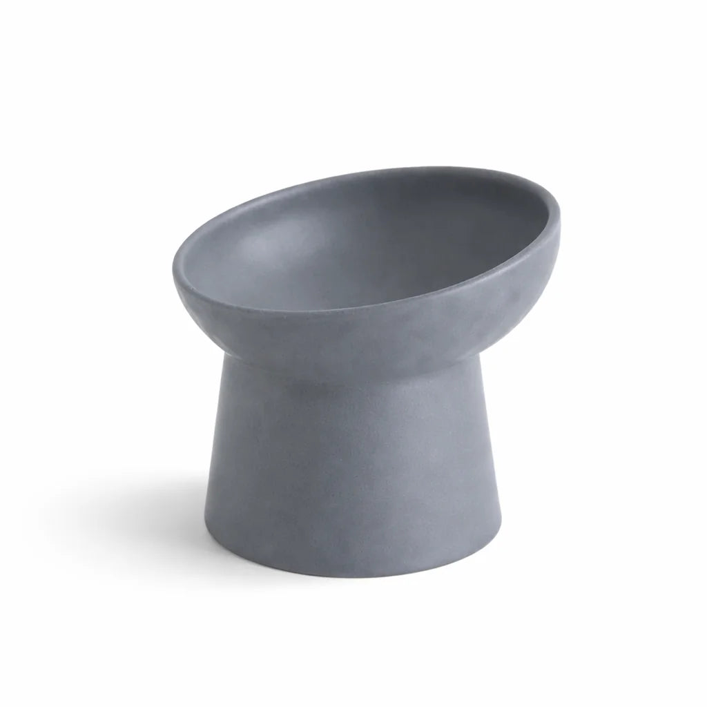 Cat Nordic Style Food Water Bowl Pet Animal Ceramic Eating Dishes High Foot Raised Puppy Cats Matte Bowls Elevated Dog Bowls