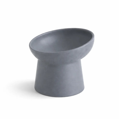 Cat Nordic Style Food Water Bowl Pet Animal Ceramic Eating Dishes High Foot Raised Puppy Cats Matte Bowls Elevated Dog Bowls