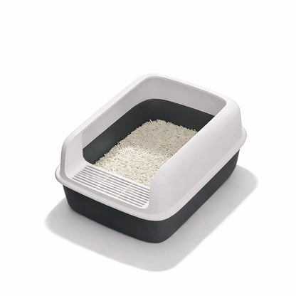Cat Bedpans Small Size Pet Sandbox for Cat Anti-Splash Cats Toilet Pet Sandbox Kitten Tray Bedpan Cleaning Cat Supplies