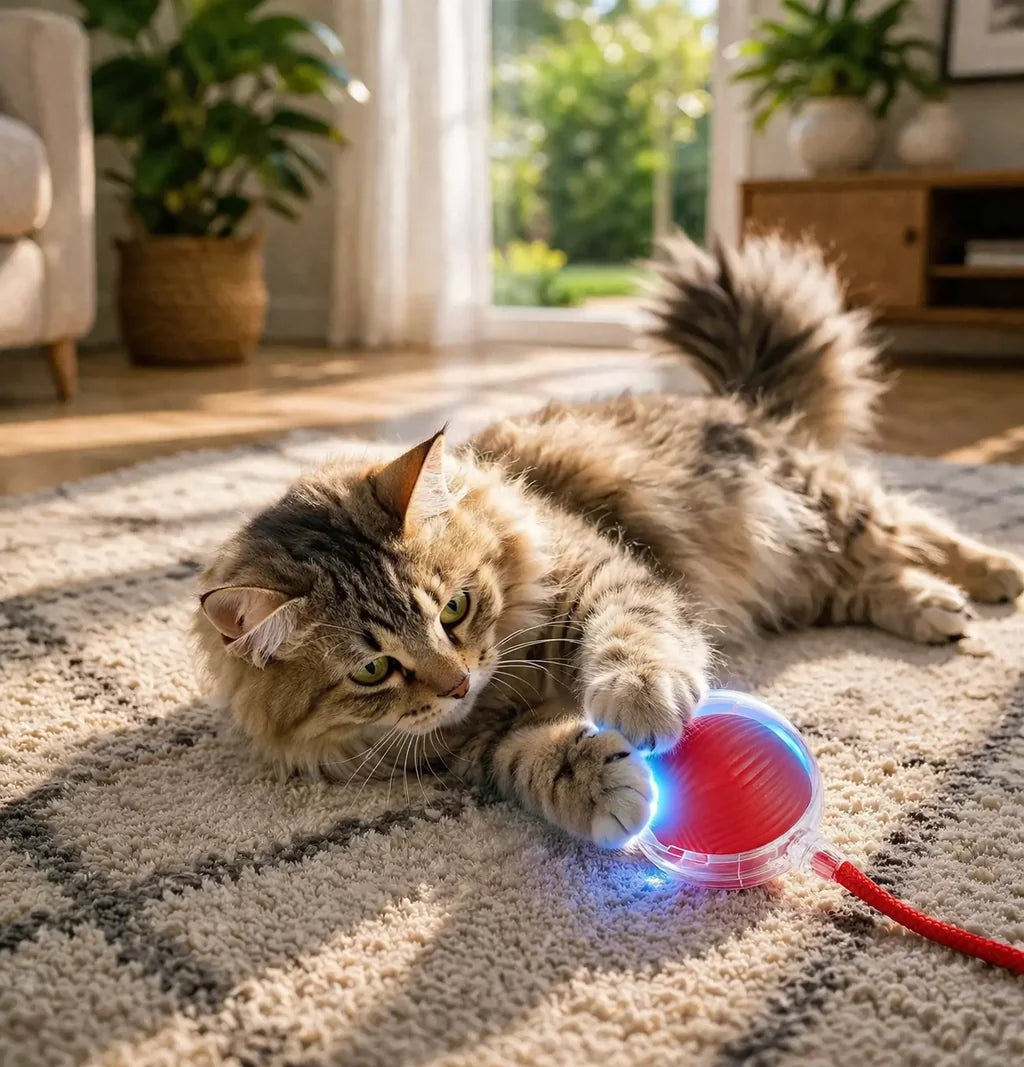 New Dog Interactive Ball Toy,Automatic Rolling Dog Ball Rechargeable,Smart Puppy Interactive Toy,Intelligent Balls Toy for Dogs