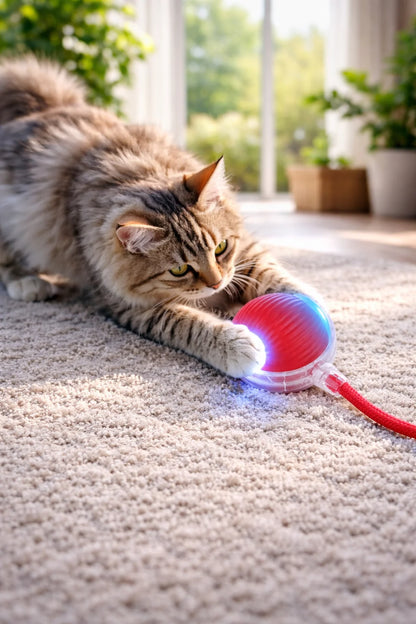 New Dog Interactive Ball Toy,Automatic Rolling Dog Ball Rechargeable,Smart Puppy Interactive Toy,Intelligent Balls Toy for Dogs