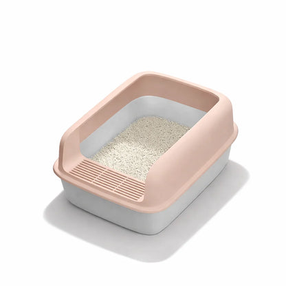 Cat Bedpans Small Size Pet Sandbox for Cat Anti-Splash Cats Toilet Pet Sandbox Kitten Tray Bedpan Cleaning Cat Supplies