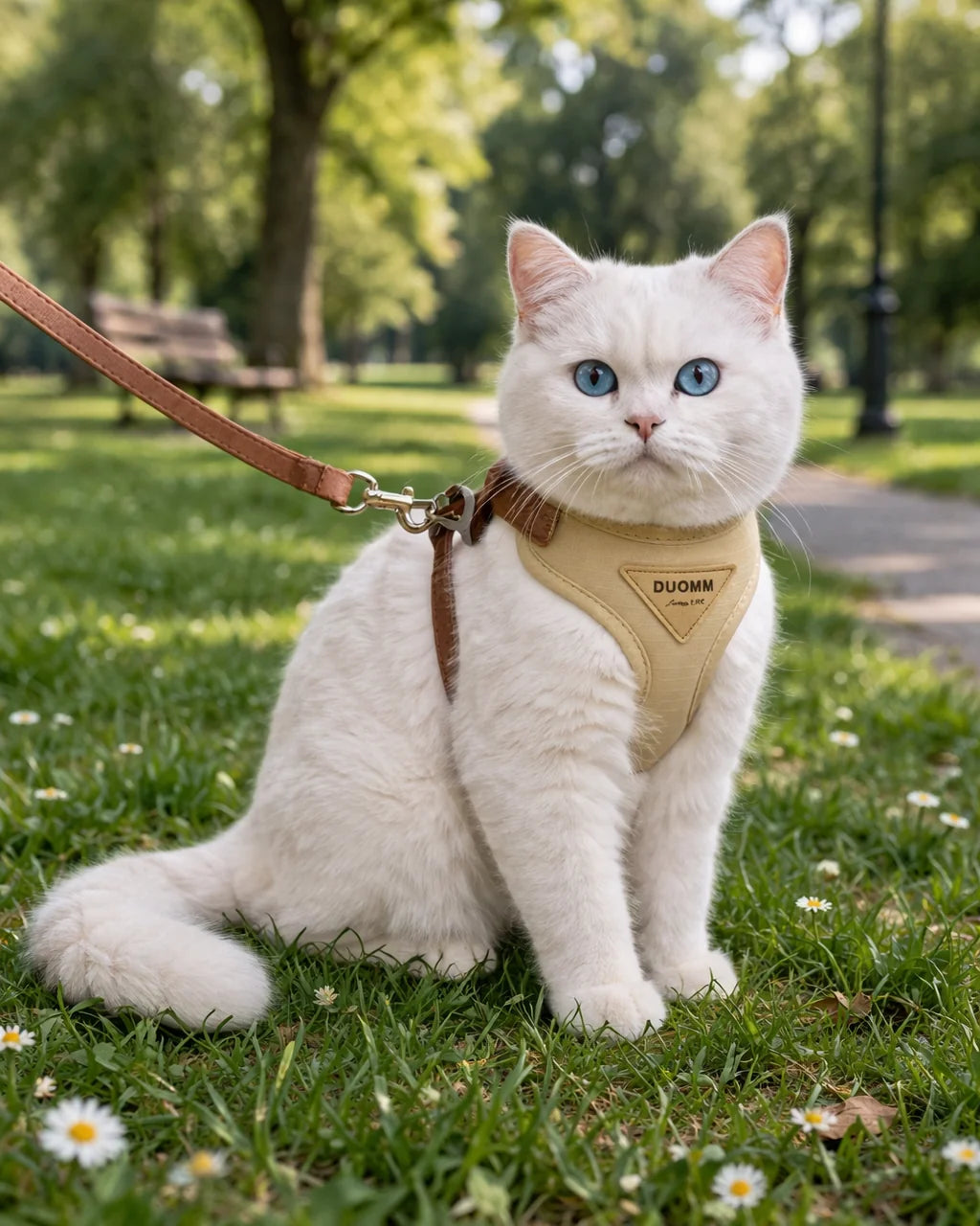 Cat Puppy Outdoor Walking Supplies Fashion Pet Harness and Leash Set for Small Dogs Cats Breathable Durable Kitten Harnesses