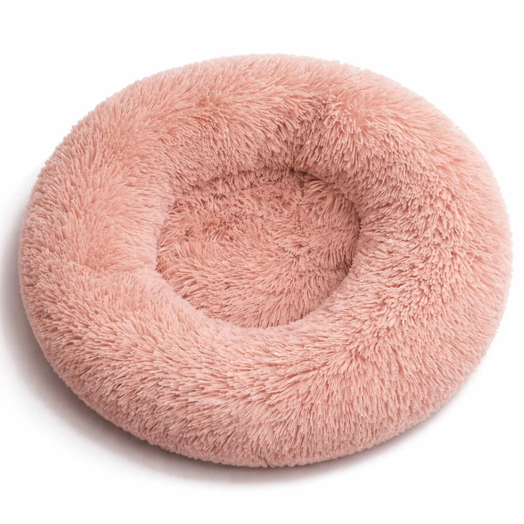 40-90cm 6 Sizes Round Pet Bed for Large Dog Bed Super Soft Cat Bed Plush Dog House for Medium Dog House Winter Warm Sleeping
