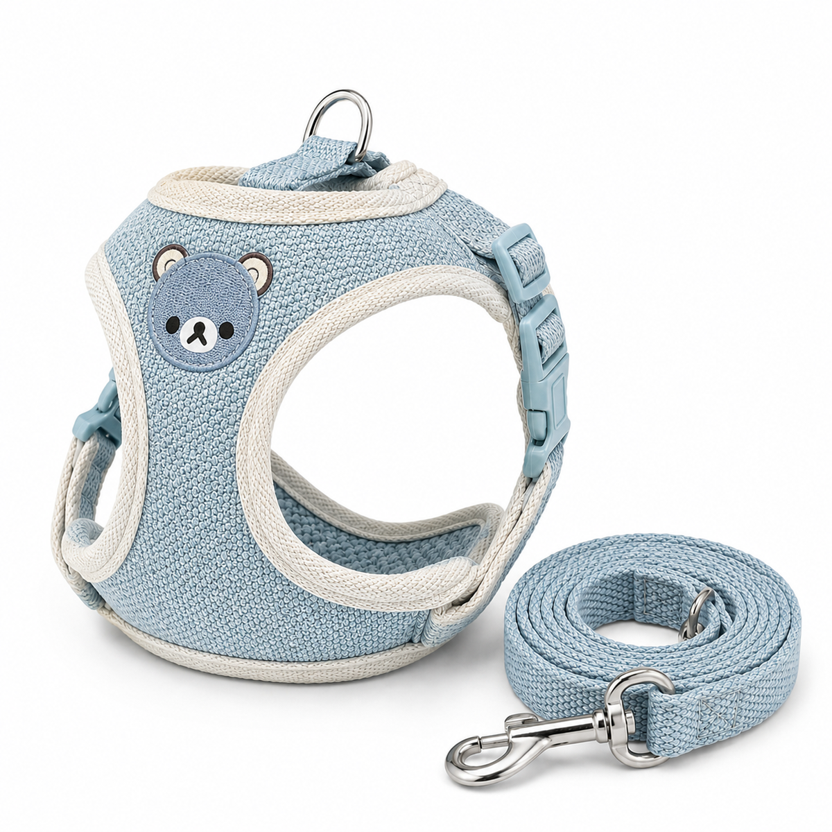 Juniper, Adjustable Harness and Leash Set for Cats - Blue