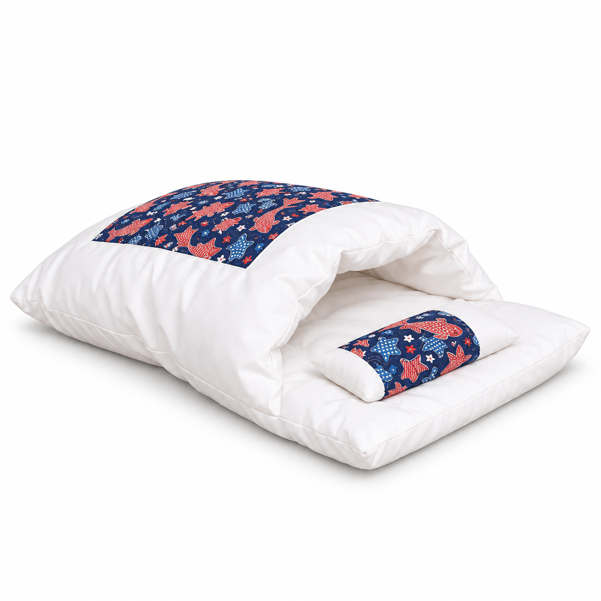 wcnew japanese-futon-bed coloris navy-koi
