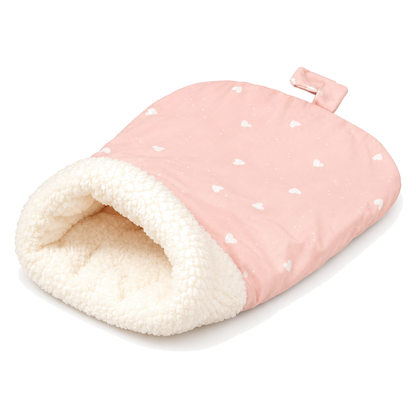 wcnew kitten-sleeping-bag coloris pink-dots