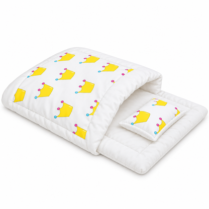 wcnew japanese-futon-bed coloris yellow-crowns