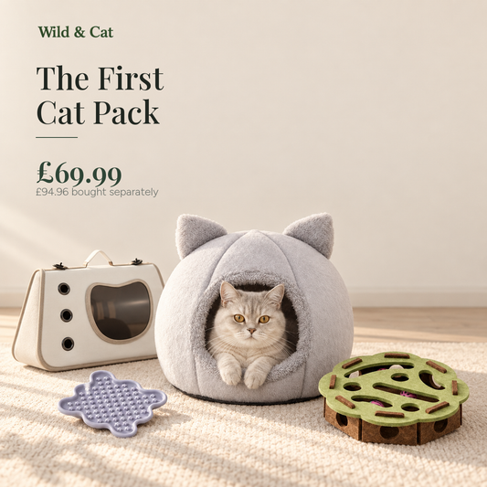 First Cat Pack, GBP69.99 instead of GBP94.96 bought separately