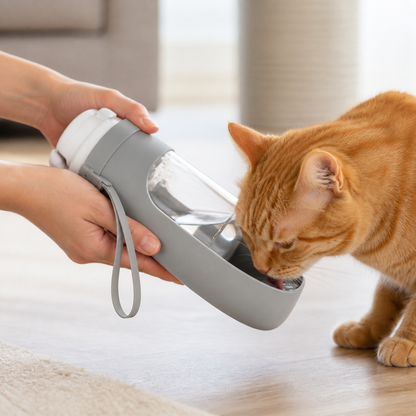 Dapple, Portable Water Bottle for Cats