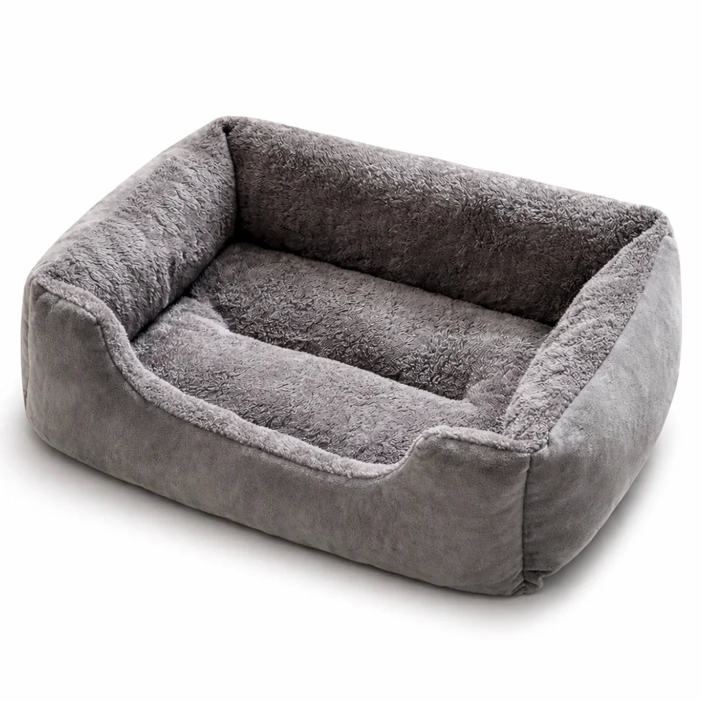 Bed for Cats Pet Products Cushions Kitten Winter Accessories - Gray